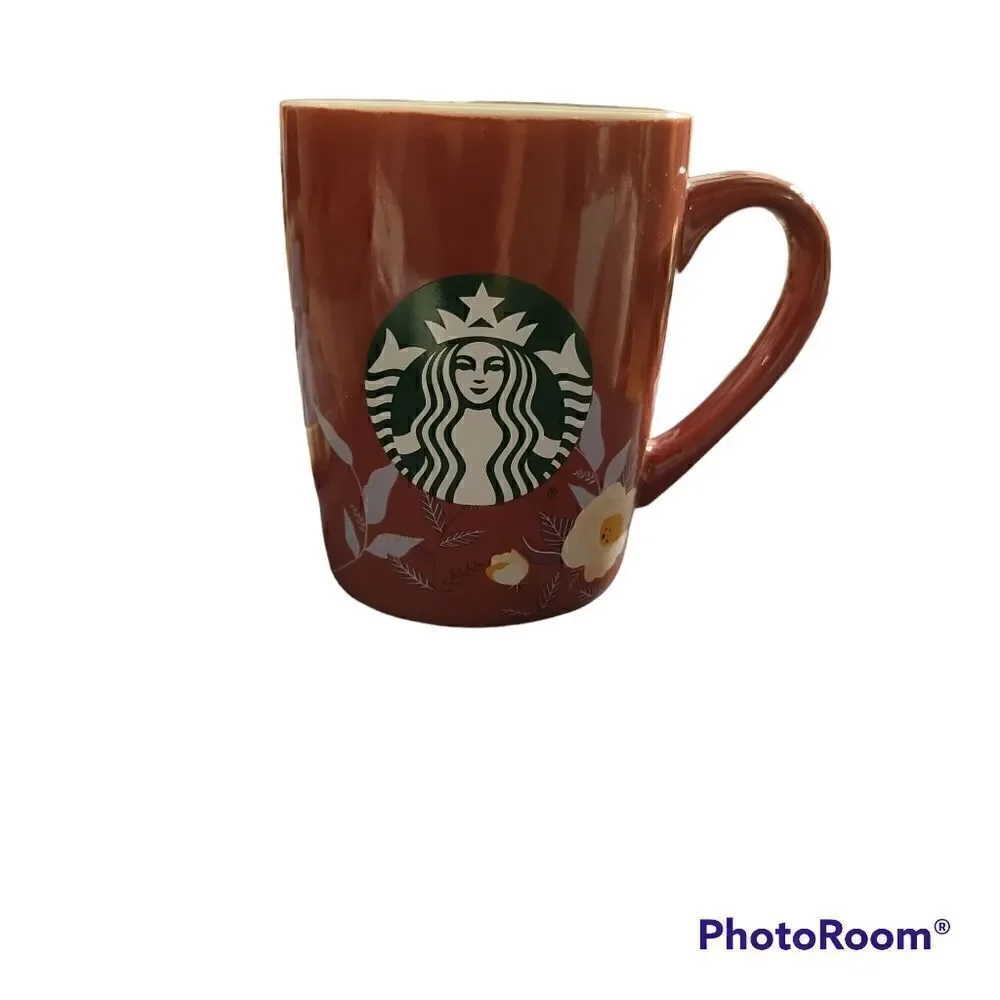 Starbucks pink floral Coffee cup 2020.  ^